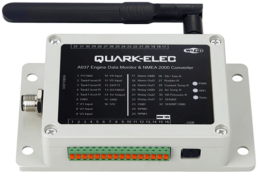 A037 - Moniteur de données moteur et convertisseur NMEA 2000