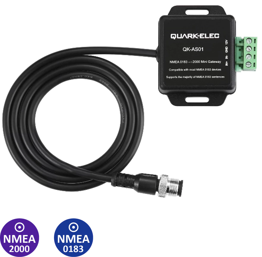 Quark-Elec AS01 NMEA0183 naar NMEA2000 Mini Gateway