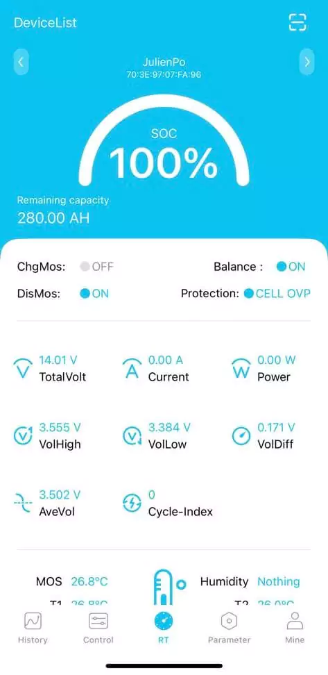Solar Mobile Batería de litio 12,8v 230Ah