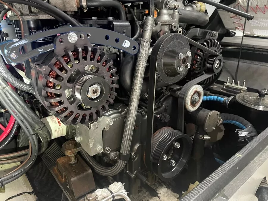 Yanmar JH-CR series 2 alternator bracket kit