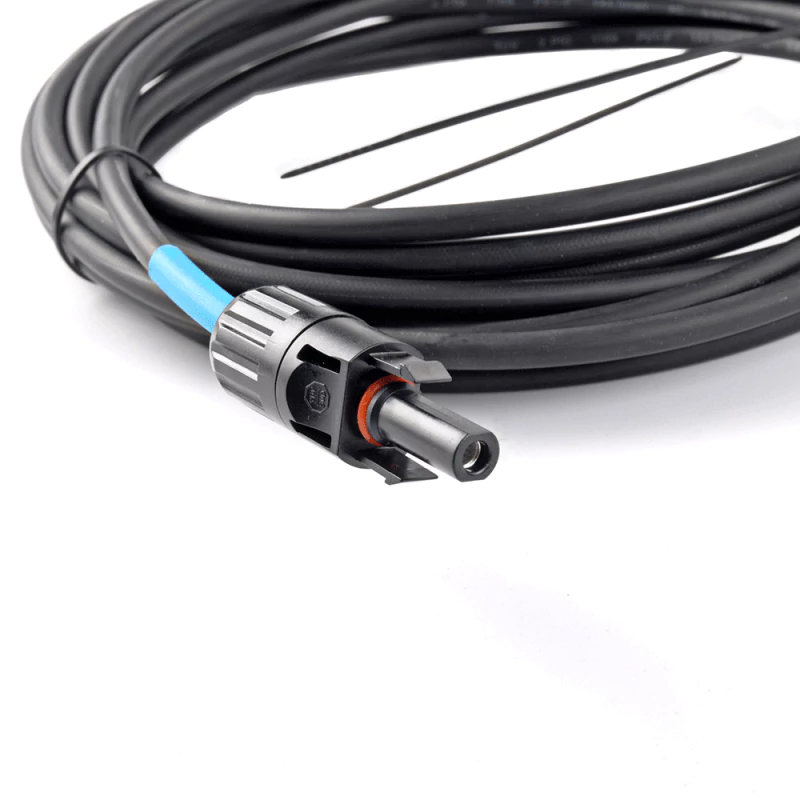 MVK 6mm² met aansluitkabel zonnepaneel naar laadregelaar