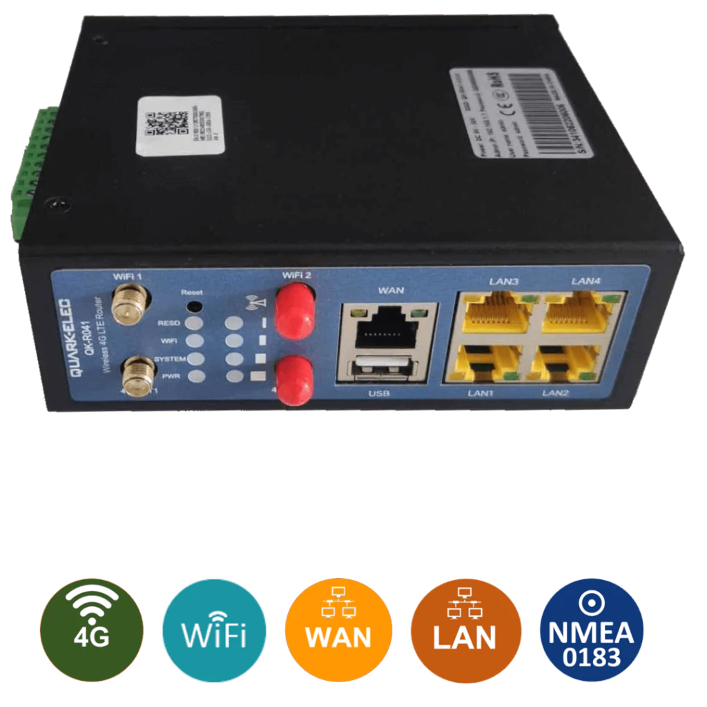 Quark-Elec R041 Routeur sans fil 4g LTE