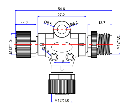 Connettore a T Quark-Elec NMEA2000