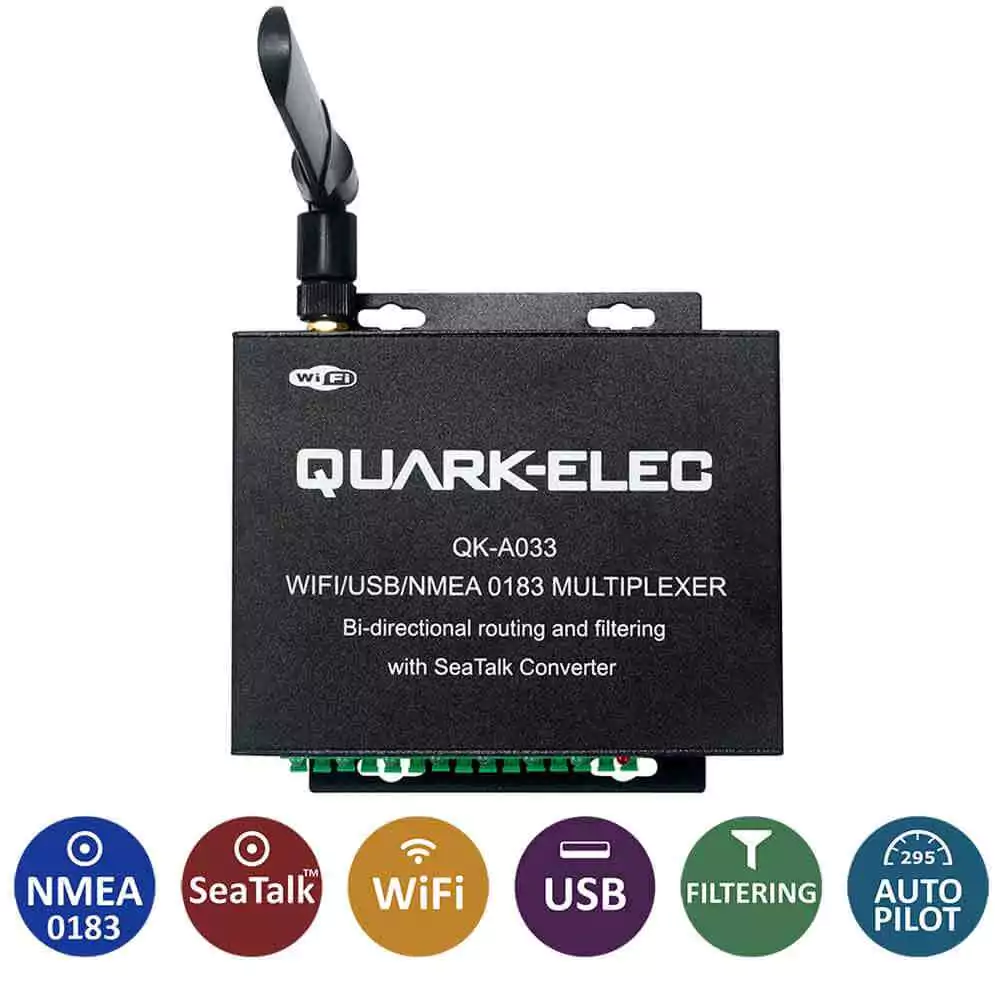 Quark-Elec A033 Bi-Dir con Multiplexer WiFi + SeaTalk