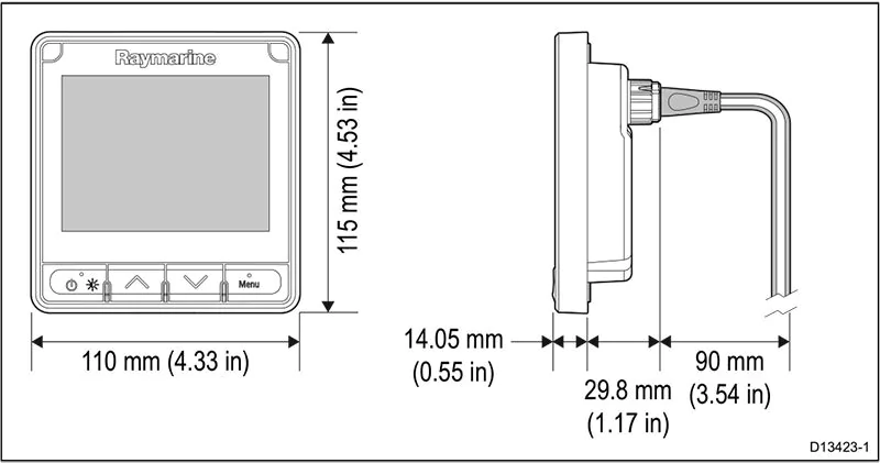 Raymarine i70S Multifunction display