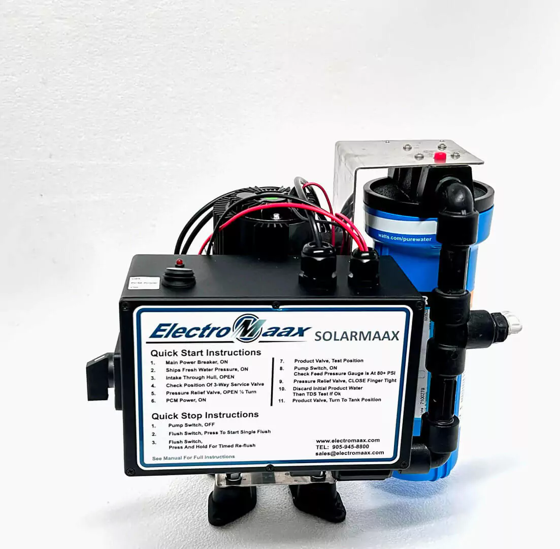 SOLARMAAX 10GPH Tropic Kompakt 24v Wassermacher