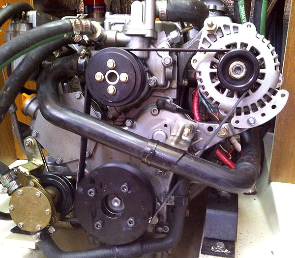 Yanmar Pulley kit with serpentine belt