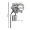 Base per antenna su guida Quark-Elec RMB in acciaio inox