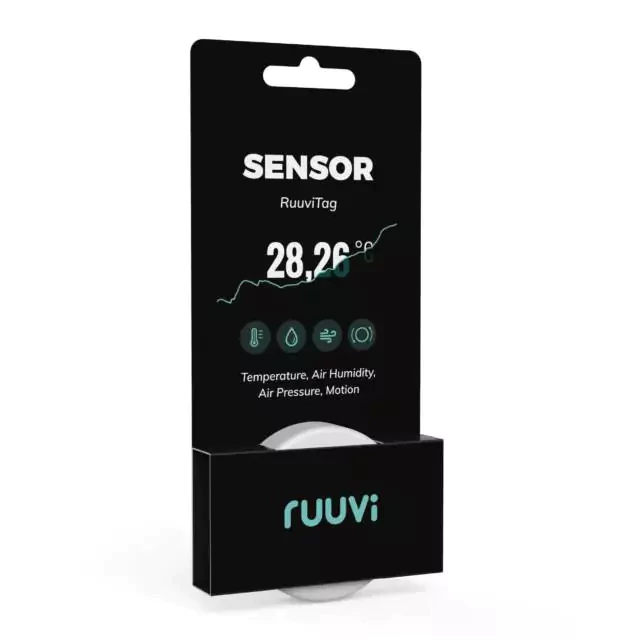 RuuviTag Sensore wireless 4in1 con supporto