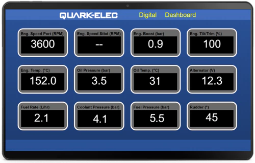 Quark-Elec A037 WiFi Engine Data Monitor & NMEA 2000 Converter - Afbeelding 7