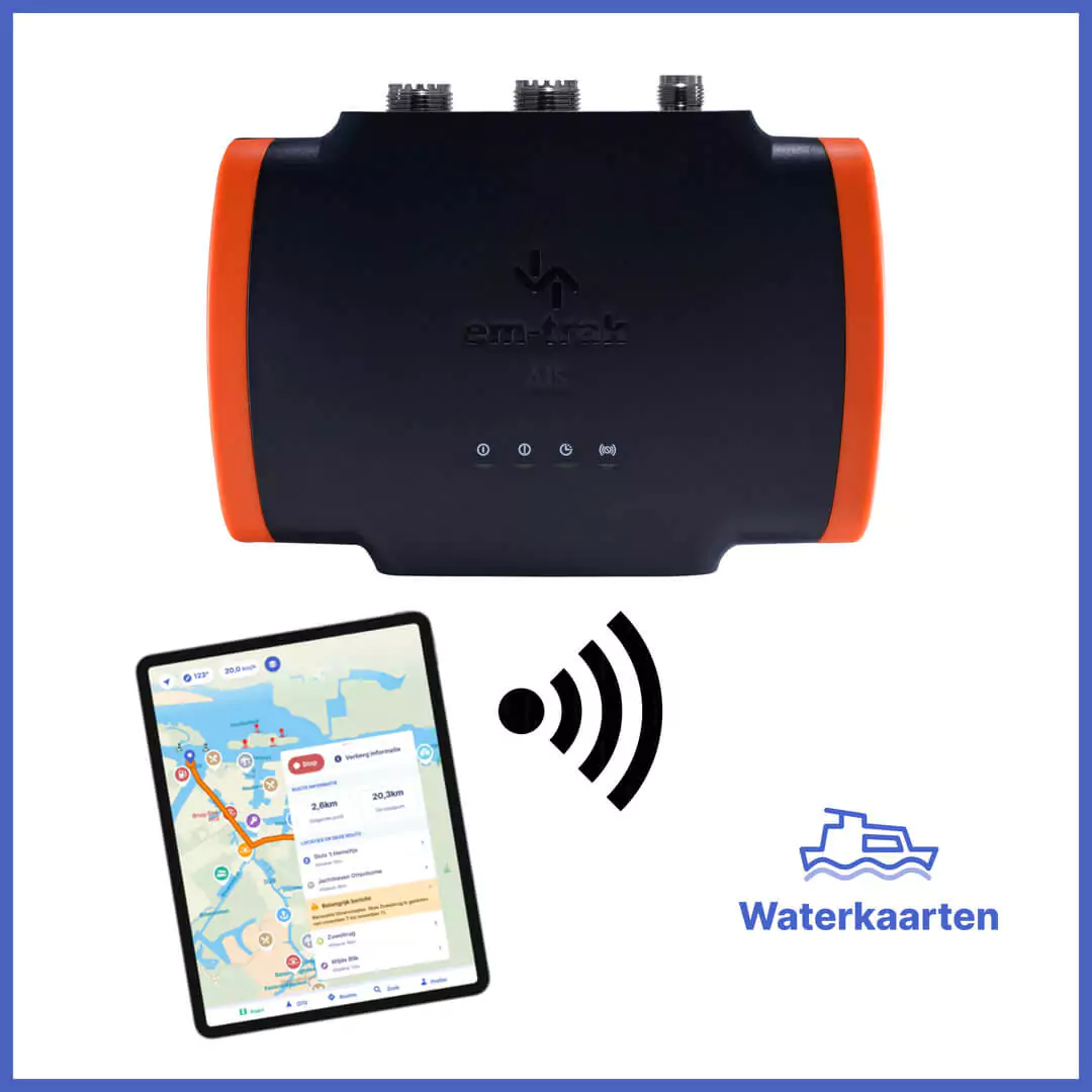 Watercraft App Deal : Em-Trak B954 5W AIS Transponder avec splitter + WiFi + Bluetooth