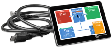 Victron Cerbo GX met GX Touch50 display + Ruuvi sensoren