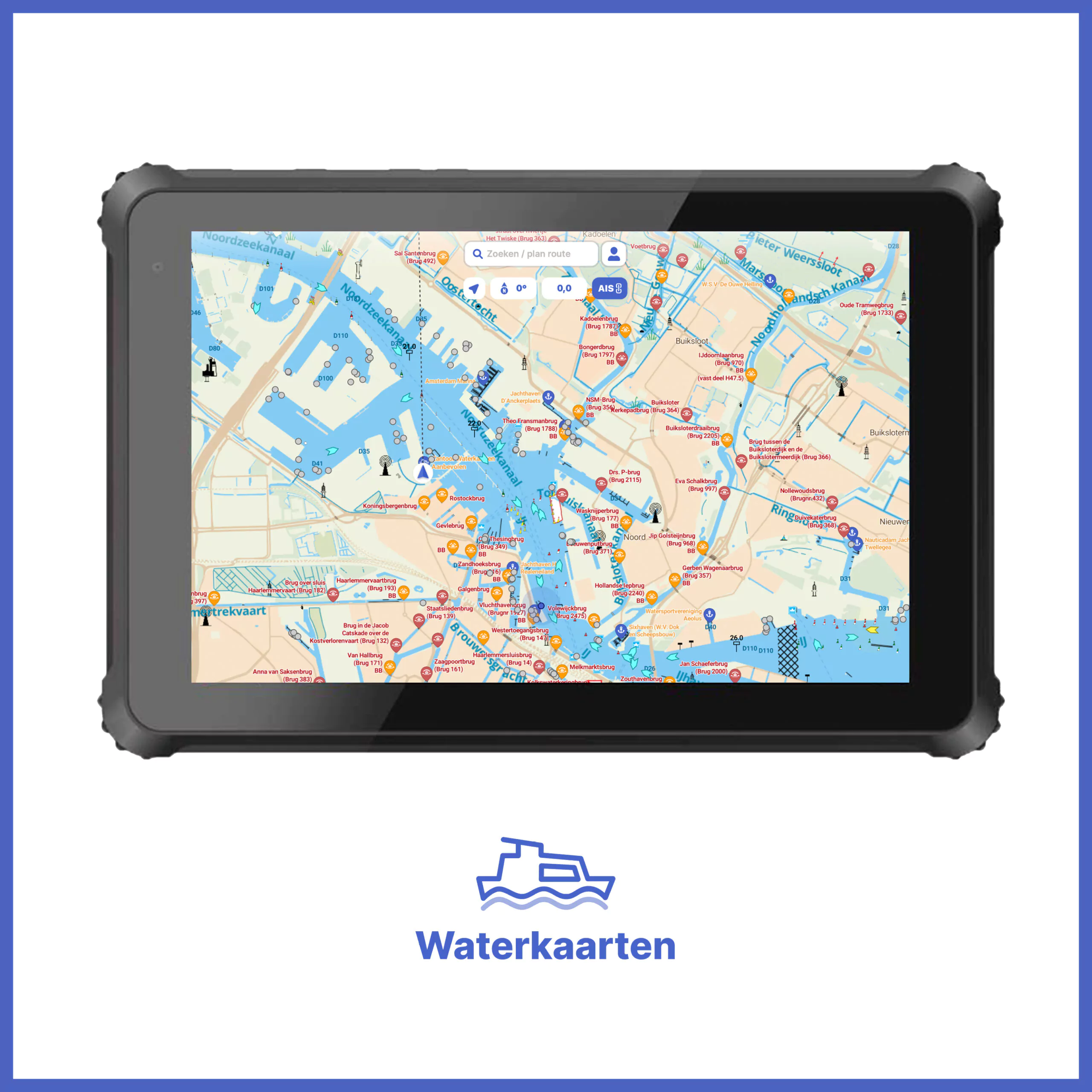 sailproof waterkaarten