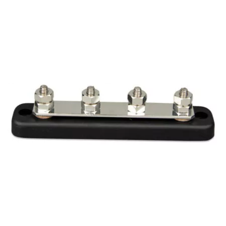 DC Busbar 150A 4x M6 with ABS cap